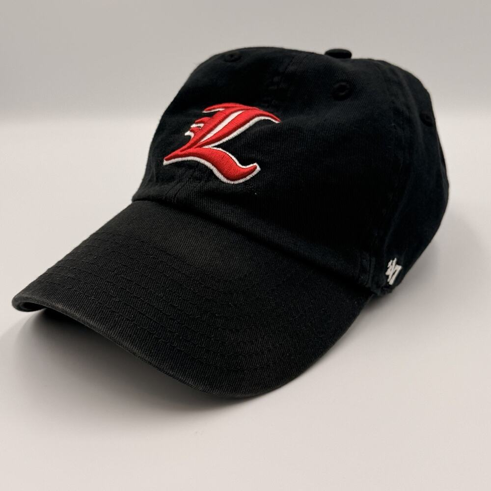 47 Brand University of Louisville Cardinals Adjustable Strapback Hat Black - Picture 6 of 7